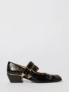 Chloé Chloe Elegant Pumps With Leather Construction And 4cm Heel Height In Black