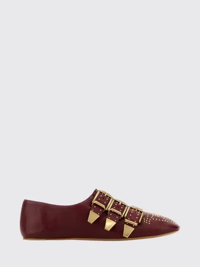Chloé Ballet Flat Woman Color Grey In Multi
