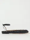 Chloé Ghillies Leather Ballet Flats In Black