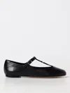 Chloé Chloe Leather Marcie Ballerina Flats In Schwarz