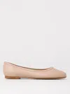 Chloé Marcie Leather Ballerina In Nude