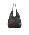 Chloé Balloon Leather And Suede Bag In Brown