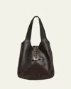 Chloé Small Balloon Patchwork Hobo Bag In Brown