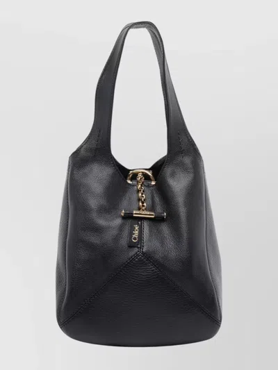 Chloé Balloon Shoulder Tote Chain Detail