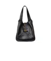 Chloé Balloon Small Grained Leather Bag In Black