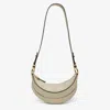 Chloé Chloe Banana Cross-body Bag In Grained Leather In Sand