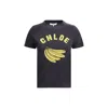 Chloé Banana Print Logo T-shirt In Black
