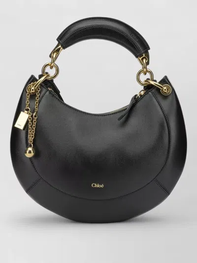 Chloé Banana Small Shoulder Handbag Top Handle In Black