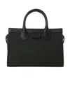 Chloé Barbour X Edith Canvas Tote Bag In Black