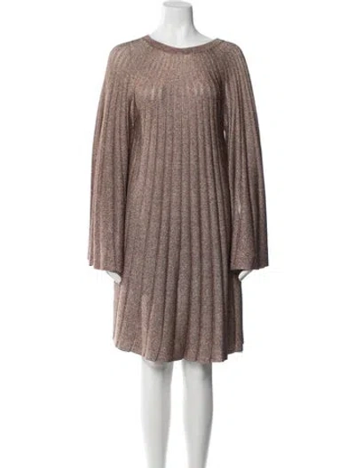 Pre-owned Chloé Bateau Neckline Mini Dress