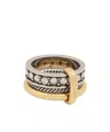 Chloé Beaded Ring In Metallic