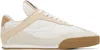 Chloé Multicolor Kick Leather And Suede Sneakers In 6h1 Tender Peach
