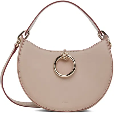 Chloé Beige Arlène Small Bag In 28u Nomad Beige
