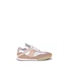 Chloé Beige Calf Leather Bos Taurus Low Top Women's Sneakers In Brown
