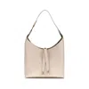 Chloé Beige Calf Leather Bos Taurus Shoulder Bag In Pink
