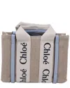 Chloé Beige Canvas Mini Woody Tote Bag (authentic Pre-loved)