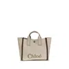 Chloé Carry Medium Tote Bag In Gray