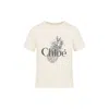 Chloé Relaxed Fit Graphic Pineapple Print T-shirt In Neutral