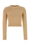 Chloé Beige Cotton And Cashmere Sweater In Beige