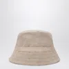 Chloé Beige Fisherman's Hat With Logo In Beige