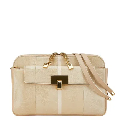 Pre-owned Chloé Beige Ivory Leather Shoulder Bag () In Beige, Ivory