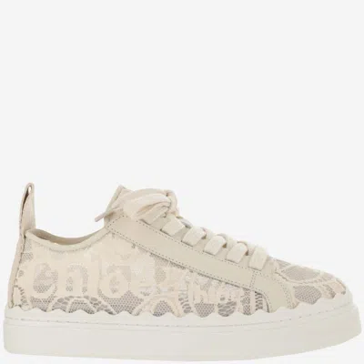 Chloé Beige Lauren Sneakers