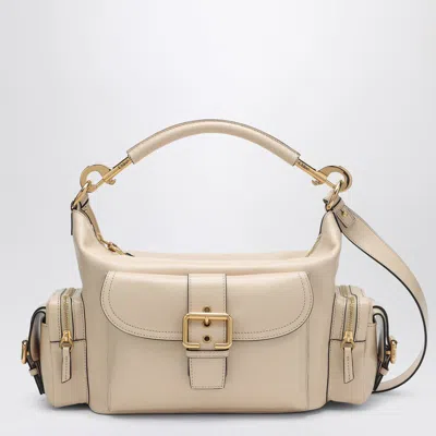 CHLOÉ BEIGE LEATHER CAMERA BAG