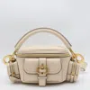 Chloé Small Camera Bag In Shiny Leather Beige Size Onesize 100% Bubalus Bubalis, Farmed, Coo Italy In Neutral