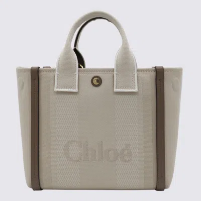 CHLOÉ CHLOÉ BEIGE LEATHER CARRY TOTE