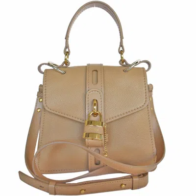 Pre-owned Chloé Beige Leather Handbag Shoulder Bag ()