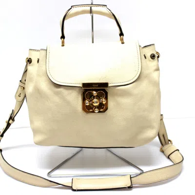 Pre-owned Chloé Beige Leather Shoulder Bag ()