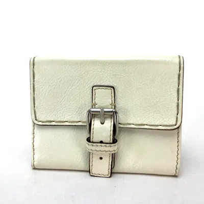 Pre-owned Chloé Beige Leather Wallet (bi-fold) ()