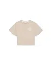 Chloé Logo-print Cotton T-shirt In Brown