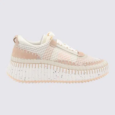 Chloé Beige Nama Trainers