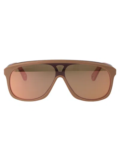 Chloé Beige Pink Acetate Sunglasses