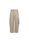Chloé Multi-pocket Casual Pants In Beige