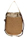Chloé 'woody' Small Bucket Bag In Beige