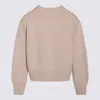 Chloé Beige Wool Knitwear In Nude