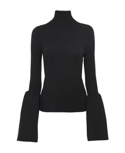 CHLOÉ CHLOÉ FITTED MOCK-NECK SWEATER