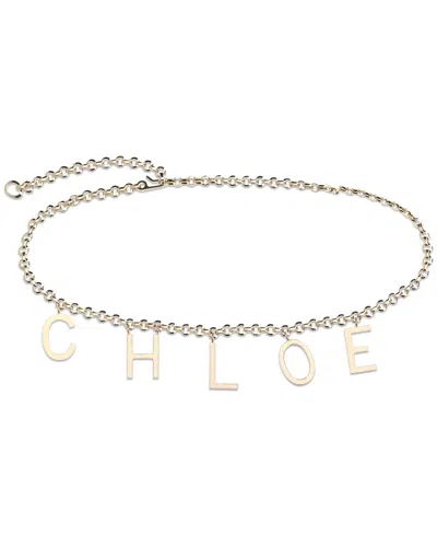 Chloé Belt In Metallic