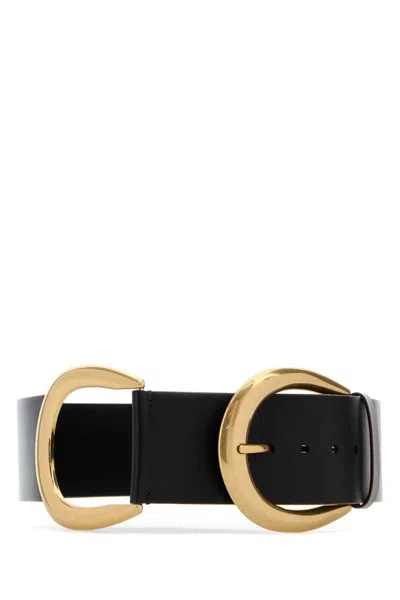 Chloé Leather Belt In Black