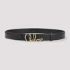 Chloé Iconic Leather Belt Adjustable Length In Black