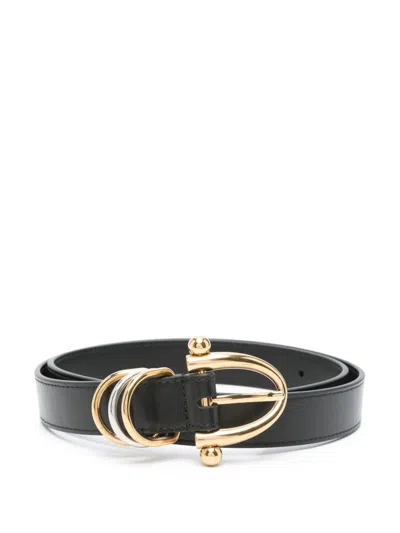Chloé "`" Belt Bracelet In Black
