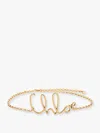 Chloé Small Iconic Signature Belt In Gold
