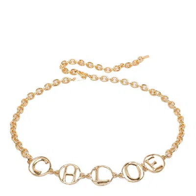 Chloé Chloe Belt In Gold