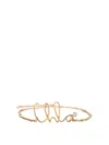 Chloé Chain Bras Belt In Gold