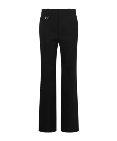 Chloé Belt-loop Casual Pants In Black