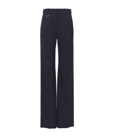 Chloé Belt-loop Casual Pants In Black