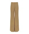 Chloé Belt-loop Casual Pants In Brown