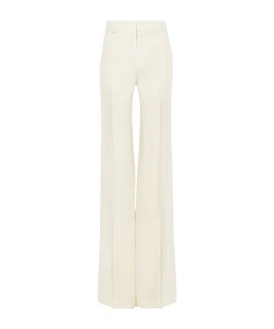 Chloé Belt-loop Casual Pants In Milk Color